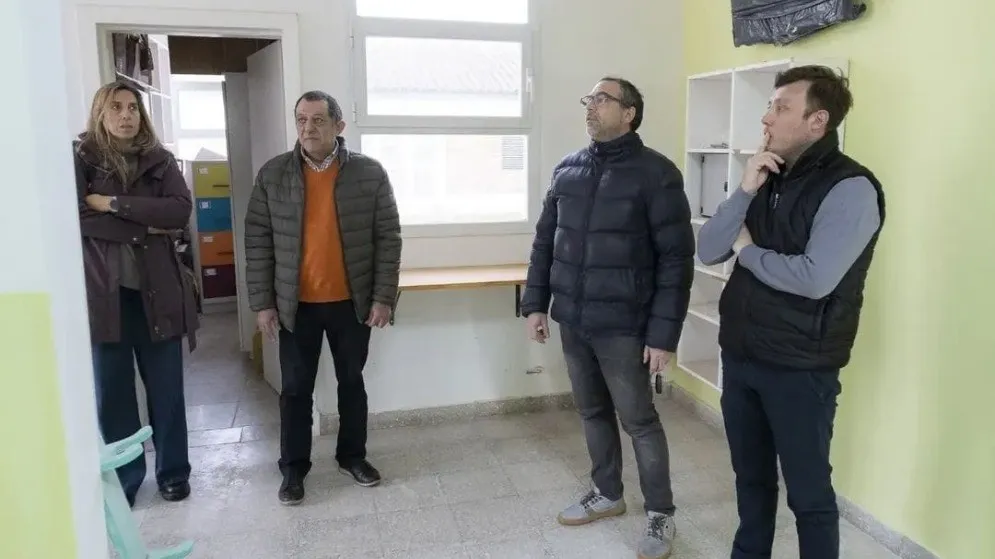 Obras en ejecución: Marini recorrió distintos sectores de Benito Juárez