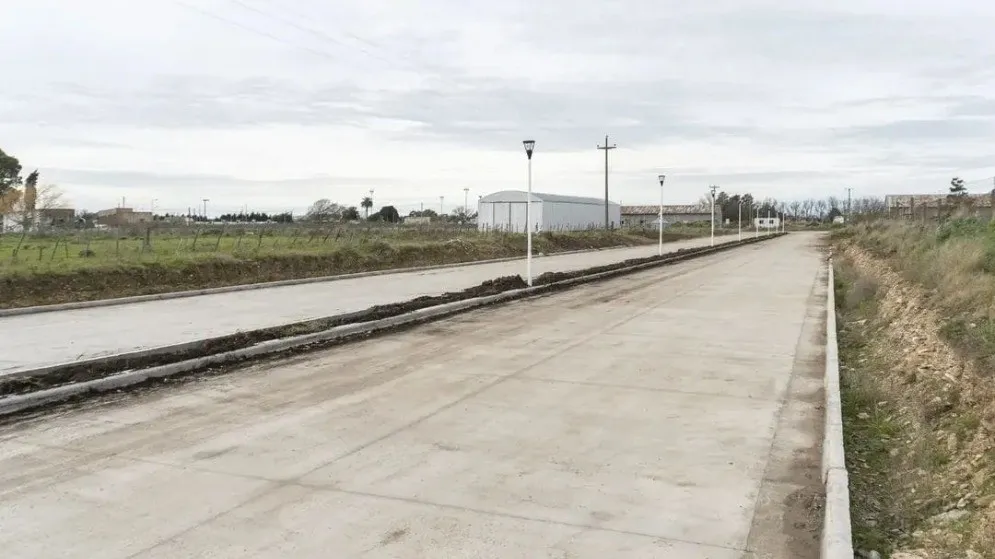 Obras en ejecución: Marini recorrió distintos sectores de Benito Juárez